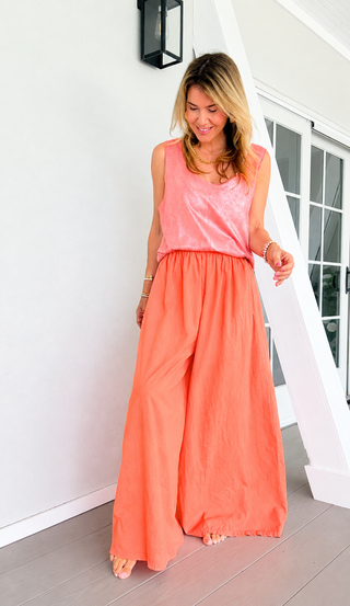 Eternal Sunshine Palazzo Pants - Orange