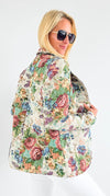Garden Gala Blazer-160 Jackets-Coalition LA-Coastal Bloom Boutique, find the trendiest versions of the popular styles and looks Located in Indialantic, FL