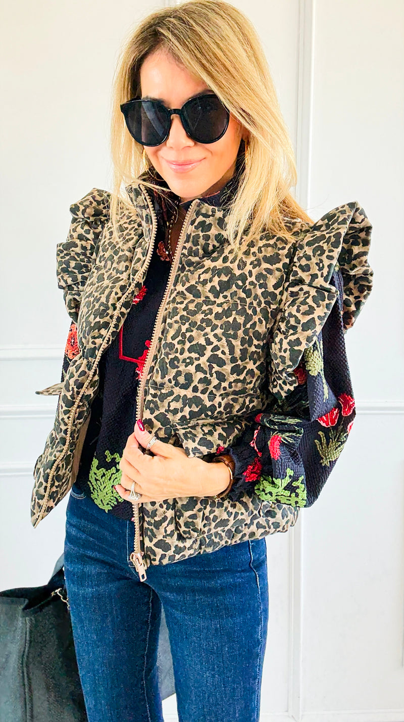 Le Puff Sauvage Vest-160 Jackets-JODIFL-Coastal Bloom Boutique, find the trendiest versions of the popular styles and looks Located in Indialantic, FL
