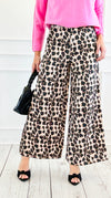 Spot On Cotton Drawstring Wide Leg Pants-170 Bottoms-DAVI & DANI-Coastal Bloom Boutique, find the trendiest versions of the popular styles and looks Located in Indialantic, FL