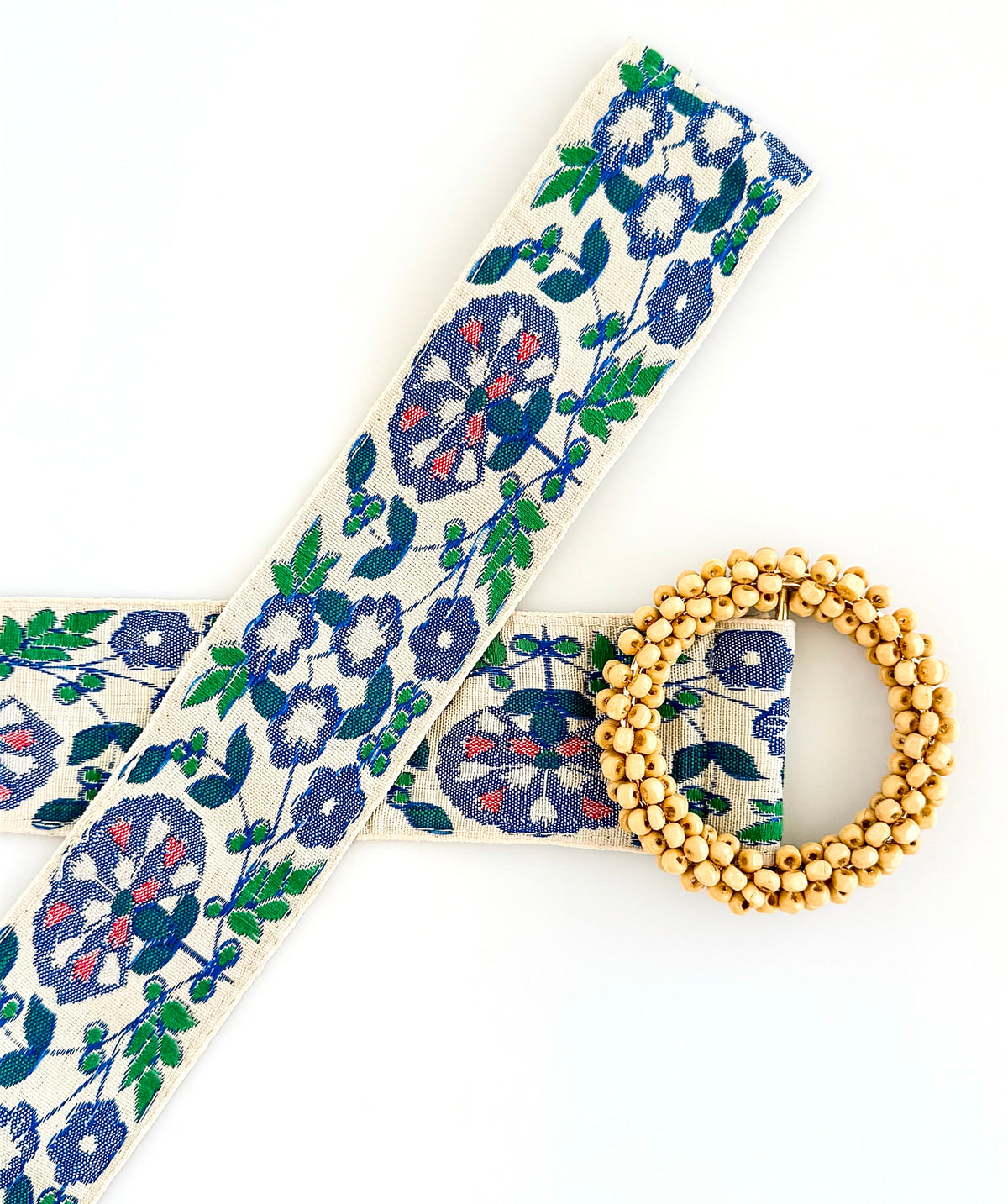 Garden Mosaic Woven Belt-260 Other Accessories-POL-Coastal Bloom Boutique, find the trendiest versions of the popular styles and looks Located in Indialantic, FL
