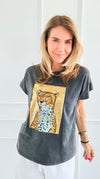 Glam Majesty Italian Graphic Tee-110 Short Sleeve Tops-Italianissimo-Coastal Bloom Boutique, find the trendiest versions of the popular styles and looks Located in Indialantic, FL