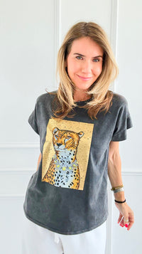 Glam Majesty Italian Graphic Tee-110 Short Sleeve Tops-Italianissimo-Coastal Bloom Boutique, find the trendiest versions of the popular styles and looks Located in Indialantic, FL