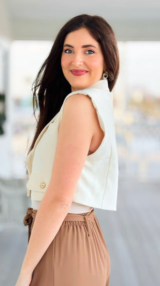 Modern Muse Cropped Vest
