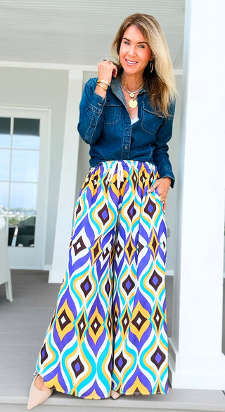 Retro Retreat Riviera Italian Pants