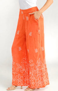 Wide Leg Floral Palazzo Pants