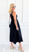 Effortlessly Refined Tank Dress-200 Dresses/Jumpsuits/Rompers-Blu Pepper-Coastal Bloom Boutique, find the trendiest versions of the popular styles and looks Located in Indialantic, FL