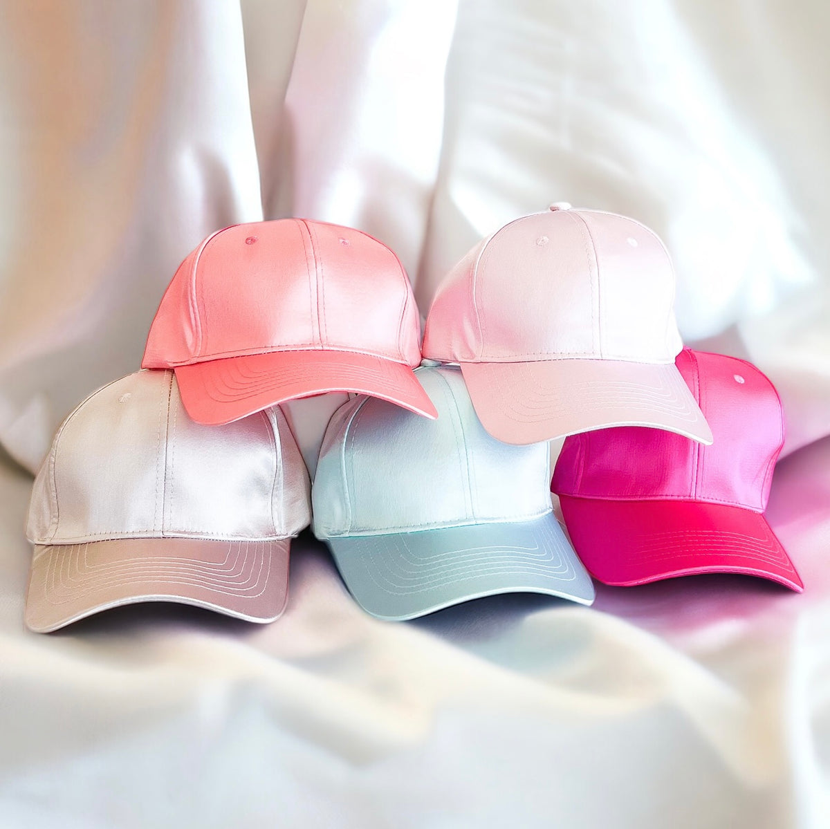 Satin Baseball Cap-260 Other Accessories-Germany-Coastal Bloom Boutique, find the trendiest versions of the popular styles and looks Located in Indialantic, FL