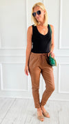 Everyday Luxe Jogger Pant- Camel-100 Pants-MELLY&CO-Coastal Bloom Boutique, find the trendiest versions of the popular styles and looks Located in Indialantic, FL