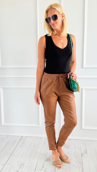 Everyday Luxe Jogger Pant- Camel-100 Pants-MELLY&CO-Coastal Bloom Boutique, find the trendiest versions of the popular styles and looks Located in Indialantic, FL