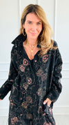 Ornate Charm Italian Corduroy Top-110 Long Sleeve Tops-TATTOO Z-Coastal Bloom Boutique, find the trendiest versions of the popular styles and looks Located in Indialantic, FL