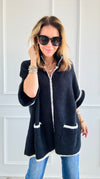 Cloud Comfort Cardigan - Black-160 Jackets-NYW-Coastal Bloom Boutique, find the trendiest versions of the popular styles and looks Located in Indialantic, FL