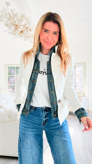 The Milan Edit Italian Jacket - Off White