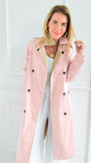 Paris Forecast Italian Long Coat-160 Jackets-KZ SENA-Coastal Bloom Boutique, find the trendiest versions of the popular styles and looks Located in Indialantic, FL