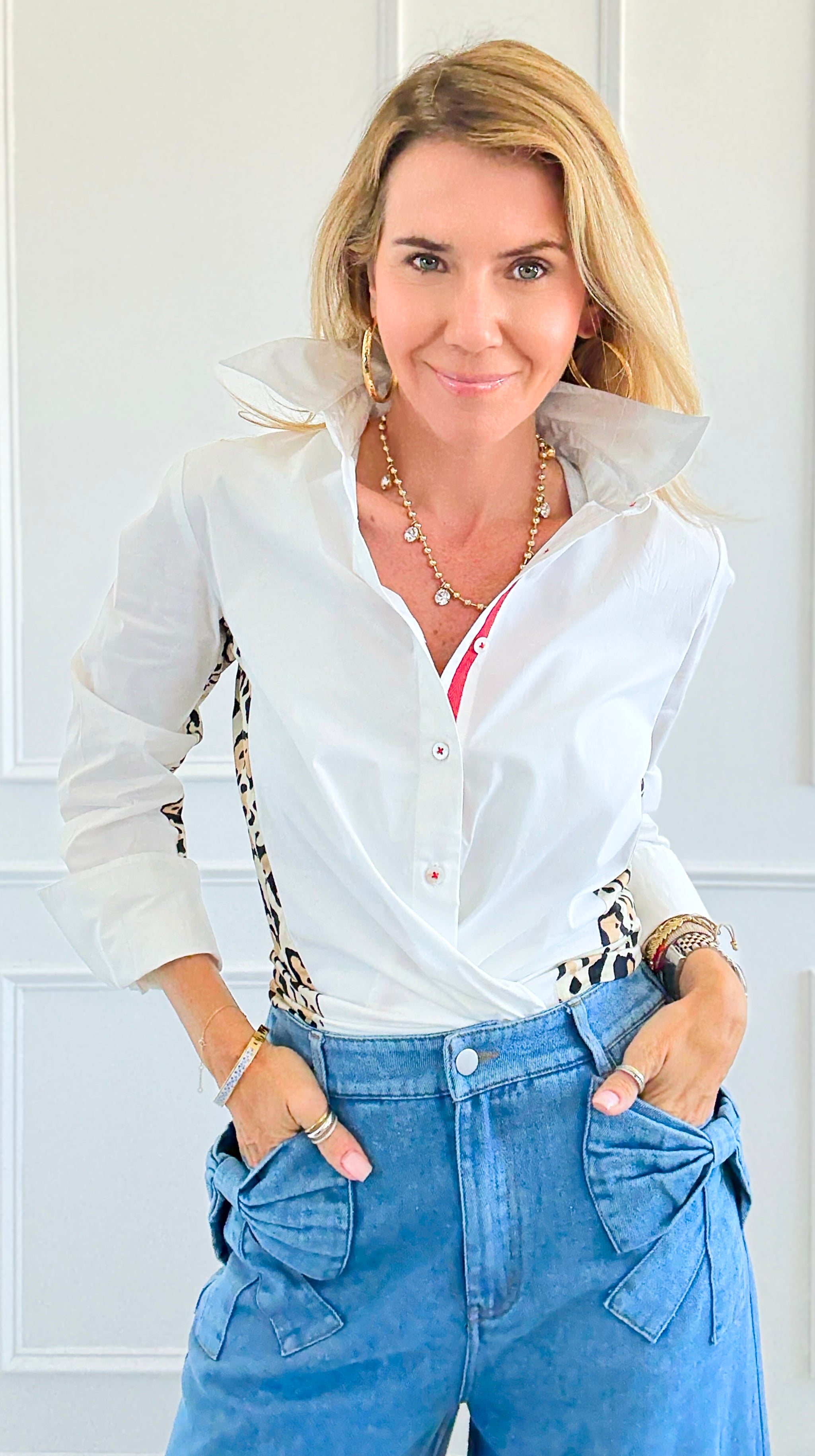 Chelsea Leopard Top-110 Long Sleeve Tops-DIZZY-LIZZIE-Coastal Bloom Boutique, find the trendiest versions of the popular styles and looks Located in Indialantic, FL
