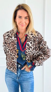 Catwalk Crush Cropped Trench Jacket-160 Jackets-26 International-Coastal Bloom Boutique, find the trendiest versions of the popular styles and looks Located in Indialantic, FL
