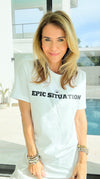 CB Epic Situation Graphic Tee-110 short Sleeve Top-CANVAS-Coastal Bloom Boutique, find the trendiest versions of the popular styles and looks Located in Indialantic, FL
