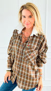 Bee Chic Italian Blouse-110 Long Sleeve Tops-TATTOO Z-Coastal Bloom Boutique, find the trendiest versions of the popular styles and looks Located in Indialantic, FL