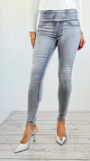 Silver Sky High-Rise Jeggings-170 Bottoms-Beverly Rose / Lior-Coastal Bloom Boutique, find the trendiest versions of the popular styles and looks Located in Indialantic, FL