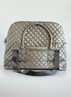 Quilted Weekender Bag - Pewter-240 Bags-BC Handbags-Coastal Bloom Boutique, find the trendiest versions of the popular styles and looks Located in Indialantic, FL