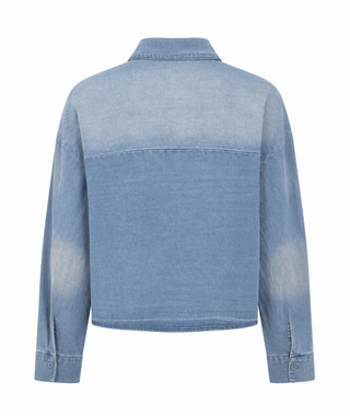 Lace & Leisure Denim Blouse