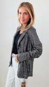 Mirror Ball Open Blazer-160 Jackets-ROUSSEAU-Coastal Bloom Boutique, find the trendiest versions of the popular styles and looks Located in Indialantic, FL