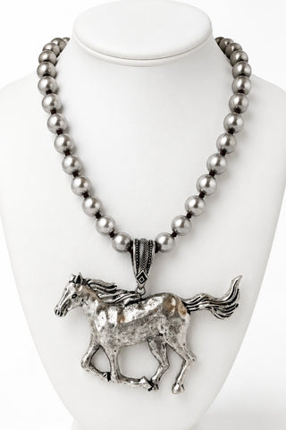 Running Horse Necklace