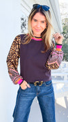 Fusion Fate Sweater-140 Sweaters-Fate By LFD-Coastal Bloom Boutique, find the trendiest versions of the popular styles and looks Located in Indialantic, FL