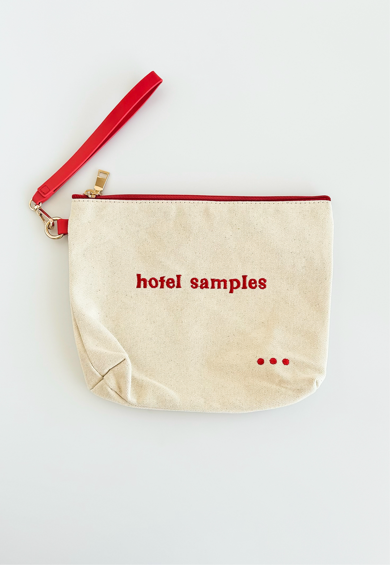 Canvas Catch All Pouch-260 Other Accessories-pretty simple-Coastal Bloom Boutique, find the trendiest versions of the popular styles and looks Located in Indialantic, FL