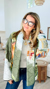 Countryside Canvas Italian Jacket- Olive-160 Jackets-K2-Coastal Bloom Boutique, find the trendiest versions of the popular styles and looks Located in Indialantic, FL