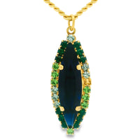 Alyssa Necklace Dark Indigo - Tova-230 Jewelry-TOVA-Coastal Bloom Boutique, find the trendiest versions of the popular styles and looks Located in Indialantic, FL