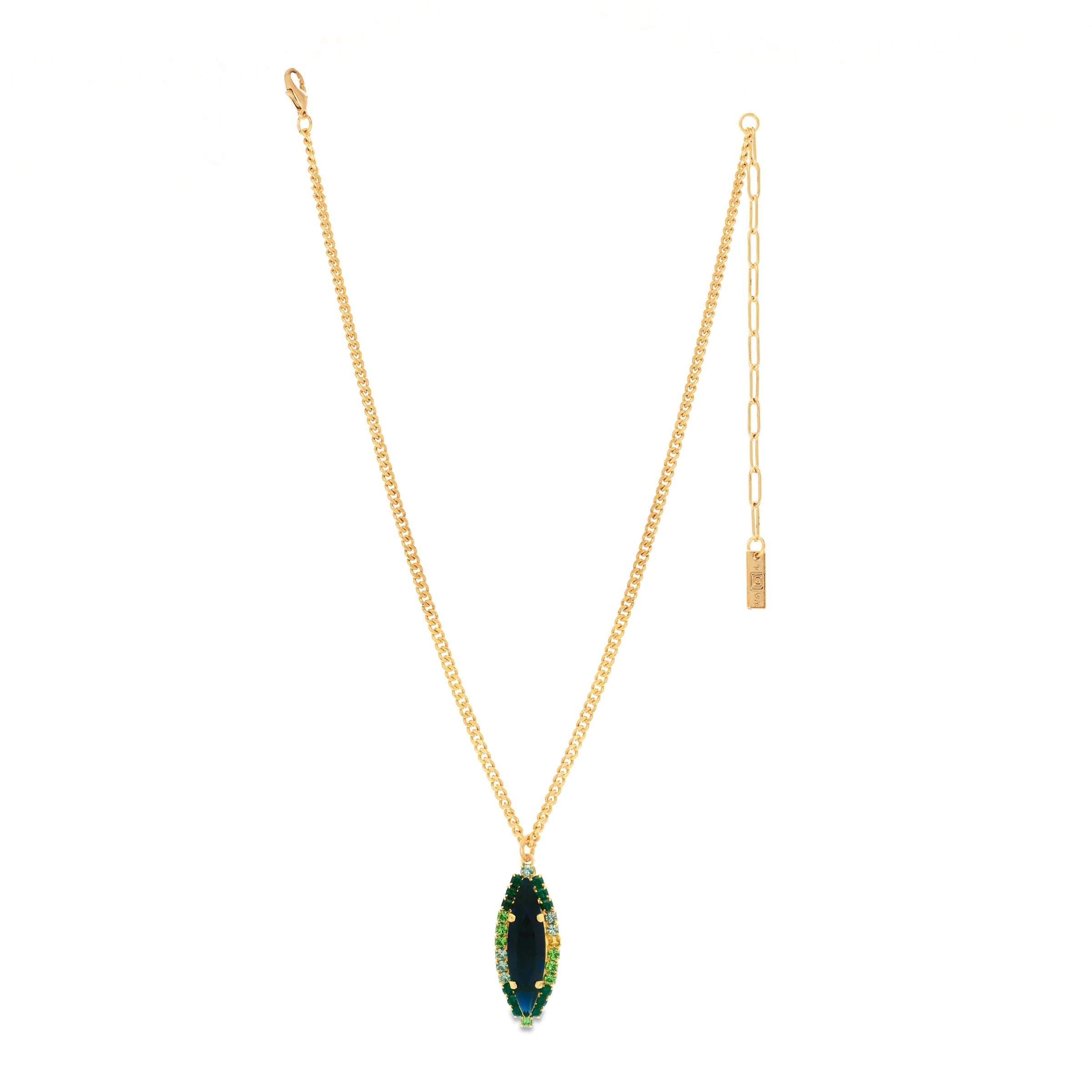 Alyssa Necklace Dark Indigo - Tova-230 Jewelry-TOVA-Coastal Bloom Boutique, find the trendiest versions of the popular styles and looks Located in Indialantic, FL