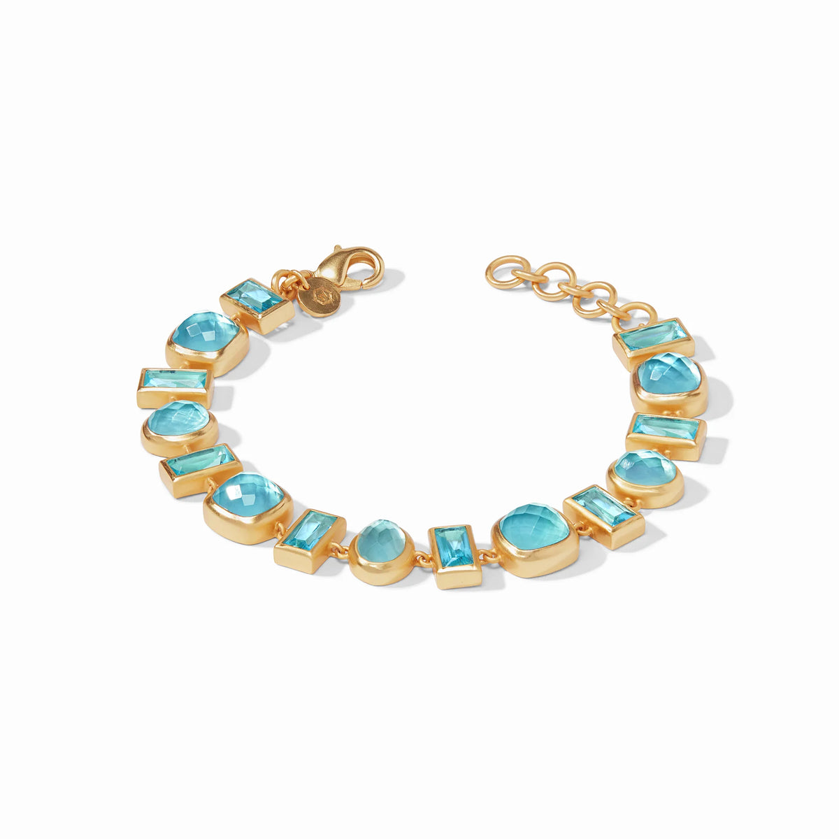 Antonia Tennis Bracelet - Iridescent Bahamian Blue - Julie Vos-230 Jewelry-Julie Vos-Coastal Bloom Boutique, find the trendiest versions of the popular styles and looks Located in Indialantic, FL