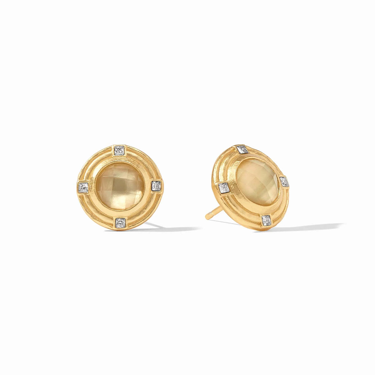 Astor Stone Stud Earring - Julie Vos-230 Jewelry-Julie Vos-Coastal Bloom Boutique, find the trendiest versions of the popular styles and looks Located in Indialantic, FL