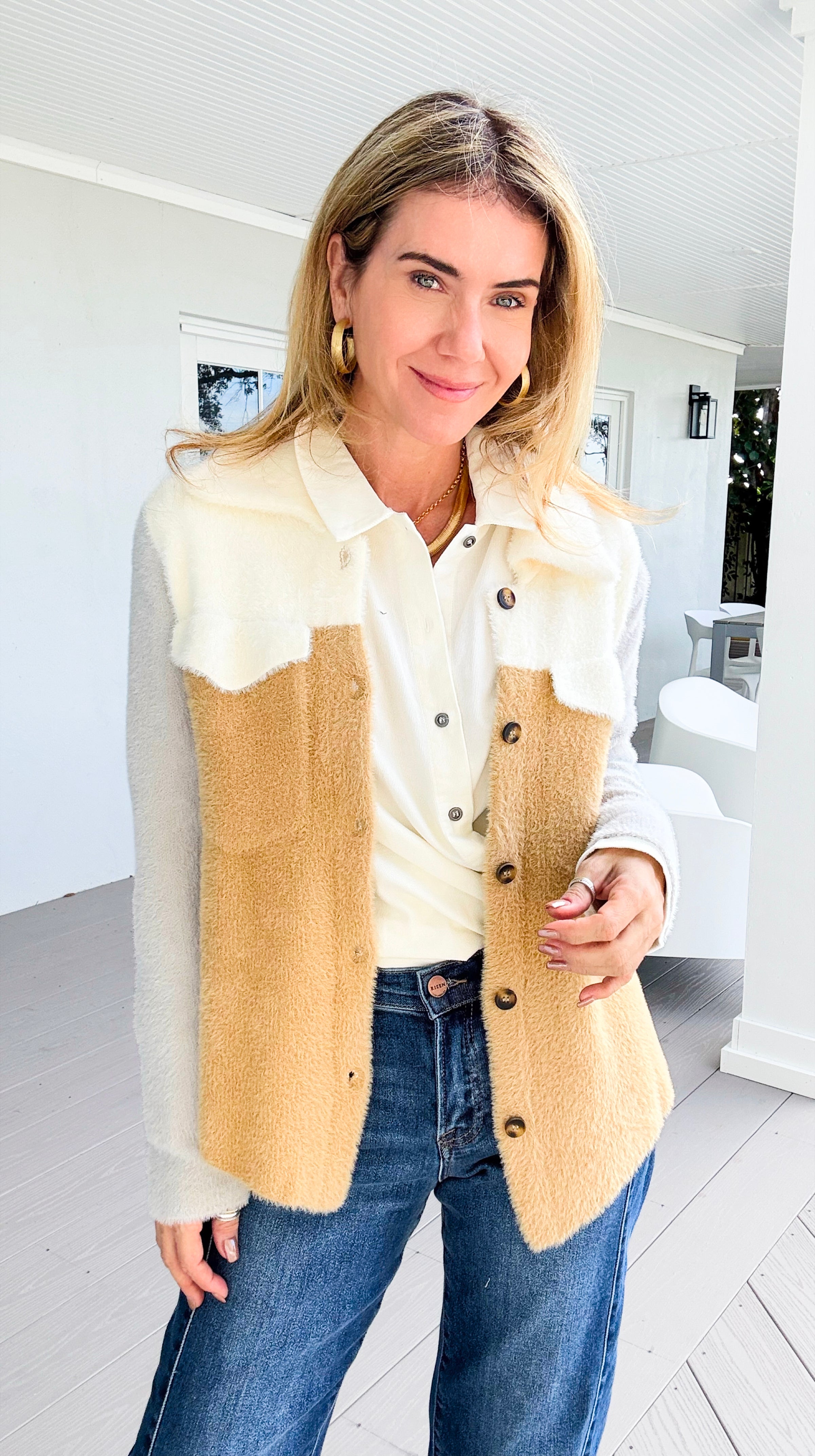 Snowfall Luxe Colorblock Jacket