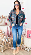 Boho Dazzle Corduroy Jacket-160 Jackets-Andree By Unit-Coastal Bloom Boutique, find the trendiest versions of the popular styles and looks Located in Indialantic, FL