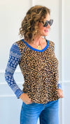 Wild Harmony V-Neck Top