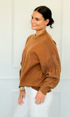 Fireside Sonata Sweater - Deep Camel-140 Sweaters-Zenana-Coastal Bloom Boutique, find the trendiest versions of the popular styles and looks Located in Indialantic, FL