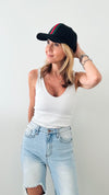 CB Custom Down the Line Hat-260 Other Accessories-Holly-Coastal Bloom Boutique, find the trendiest versions of the popular styles and looks Located in Indialantic, FL