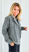 City Signal Bomber Jacket-160 Jackets-mystree-Coastal Bloom Boutique, find the trendiest versions of the popular styles and looks Located in Indialantic, FL
