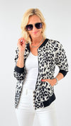 Fierce Feline Bomber Jacket-160 Jackets-Rousseau-Coastal Bloom Boutique, find the trendiest versions of the popular styles and looks Located in Indialantic, FL