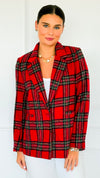 Heritage Hue Brushed Plaid Jacket-160 Jackets-Lovelo x GeeGee-Coastal Bloom Boutique, find the trendiest versions of the popular styles and looks Located in Indialantic, FL