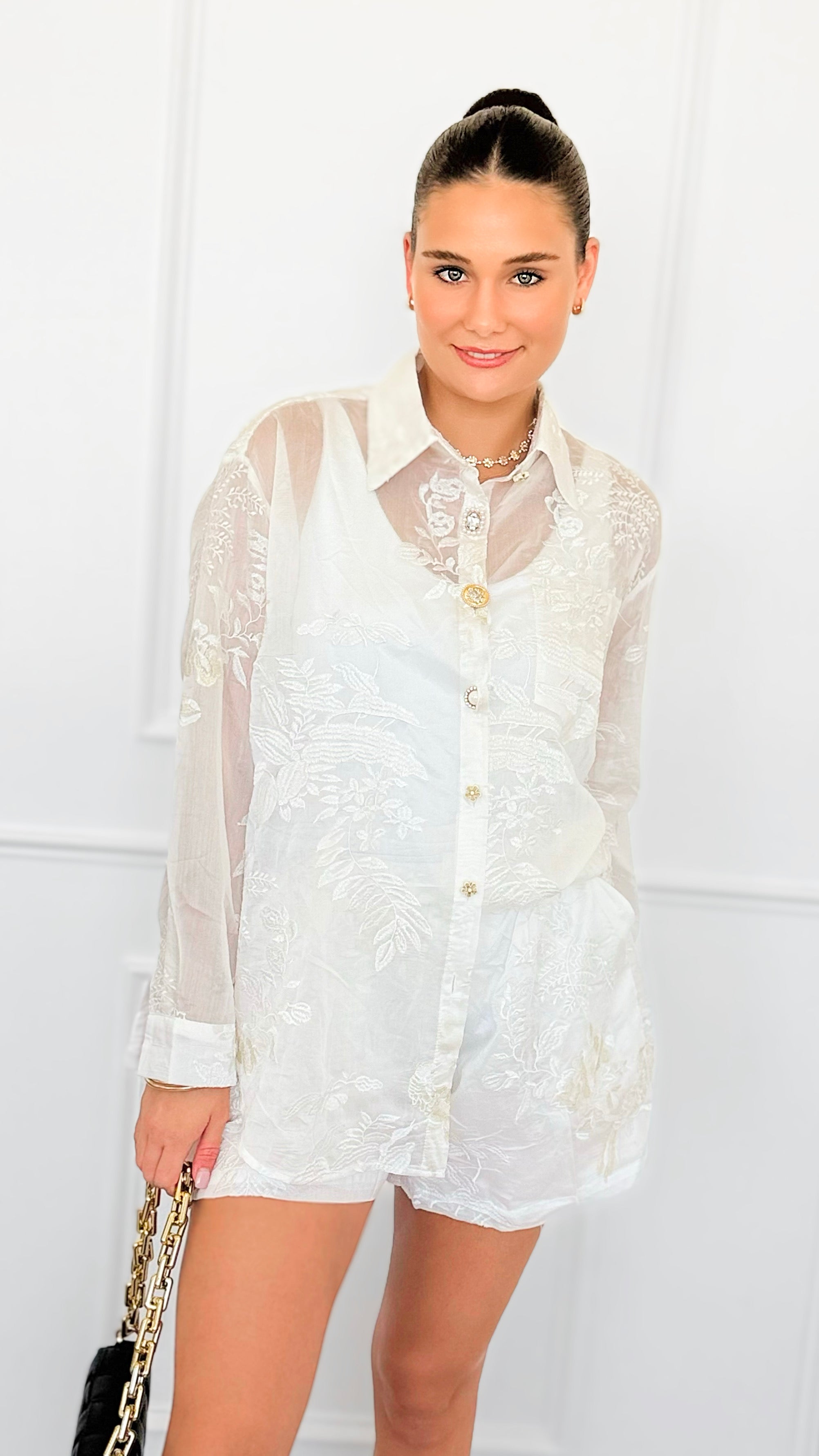 Dreamy Petals Embroidery Italian Set-210 Loungewear/Sets-SEÑORITA C-Coastal Bloom Boutique, find the trendiest versions of the popular styles and looks Located in Indialantic, FL