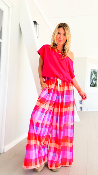 Sweet Check Kapri Italian Pants