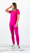 Effortless Move Active Set - Fuchsia-210 Loungewear/Sets-Love Poem-Coastal Bloom Boutique, find the trendiest versions of the popular styles and looks Located in Indialantic, FL