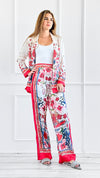 Mediterranean Bloom Lounge Set-210 Loungewear/Sets-Rousseau-Coastal Bloom Boutique, find the trendiest versions of the popular styles and looks Located in Indialantic, FL