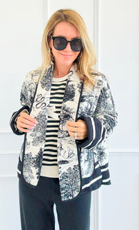 Adorable Italian Jacket- Black-160 Jackets-K2-Coastal Bloom Boutique, find the trendiest versions of the popular styles and looks Located in Indialantic, FL