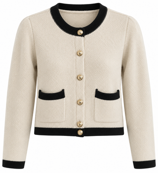 Contrast Trim Jacket