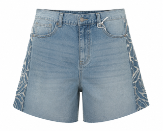 Love in Bloom Denim Short