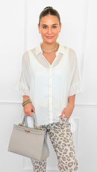 Relaxed Charm Hi-Lo Top-100 Sleeveless Tops-mystree-Coastal Bloom Boutique, find the trendiest versions of the popular styles and looks Located in Indialantic, FL